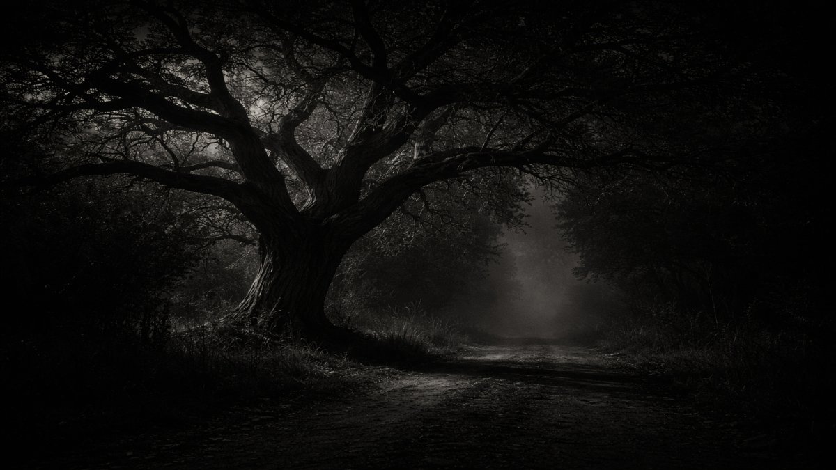 El árbol al que nadie se acerca de noche porque algo siempre parece estar esperando