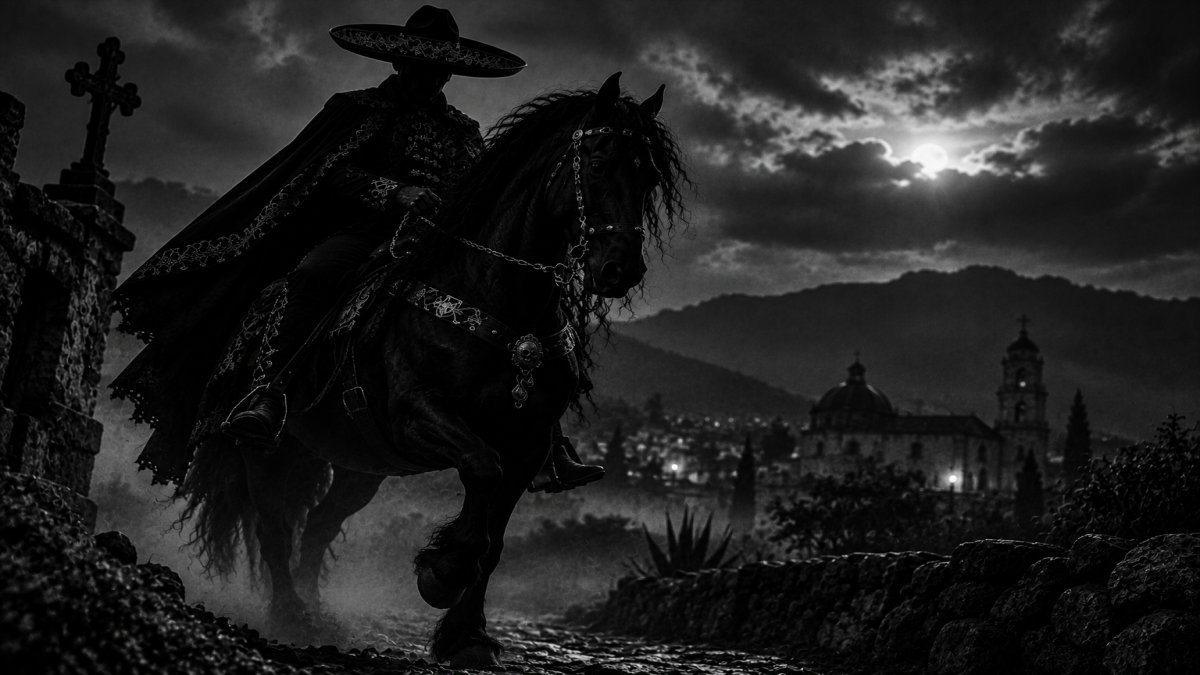 Descubre los Misterios del Caballo del Charro Negro y su Oscuro Legado