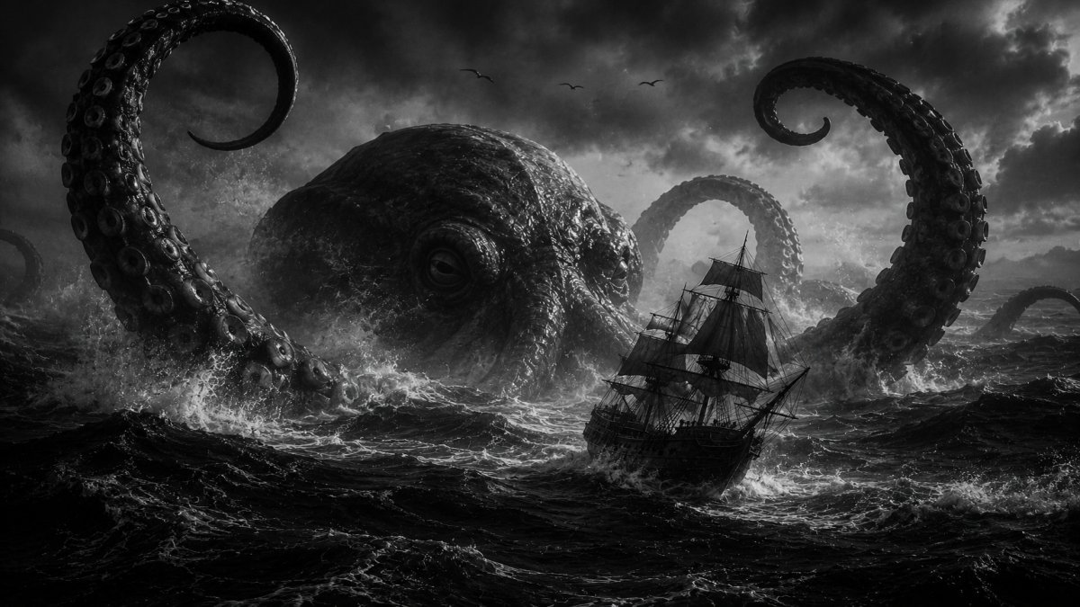 El enigma del Kraken: secretos oscuros detrás de su aterradora leyenda