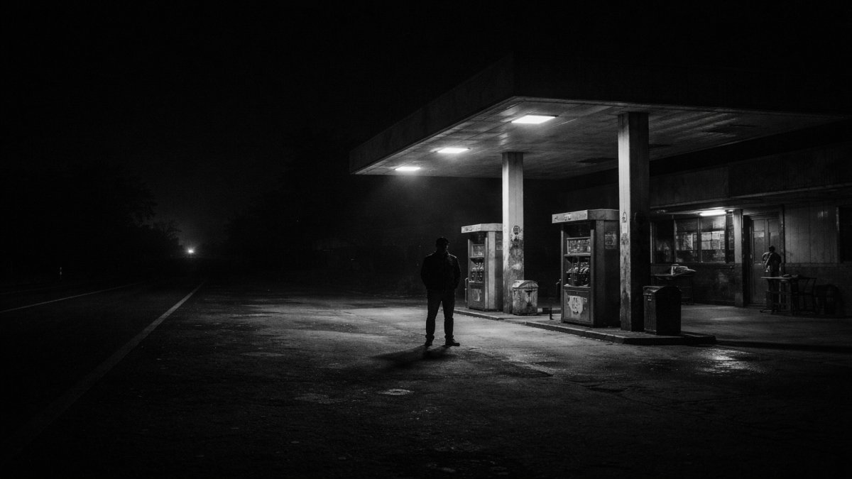 El hombre que aparece en gasolineras de carretera y nadie recuerda haber visto llegar